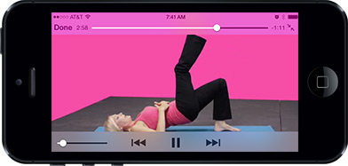 Pilates app for beginners. On iPhone & iPad.