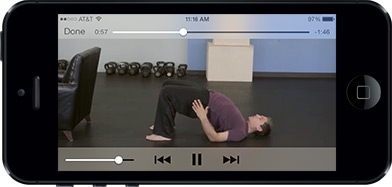 Screenshot of Stretching & Flexibility: The Basics app for iOS