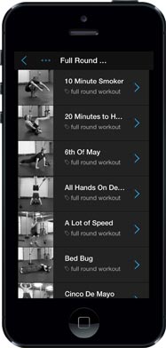 Kettlebell Training: The Basics app for iOS.
