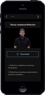 Meditation app for iOS, iPhone, iPad