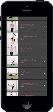 Arms & Shoulders app for iOS: Women's Home Workout Series on iPhone & iPad