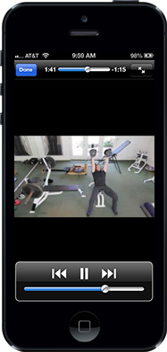 Weight Training: The Basic screenshot. For iOS.